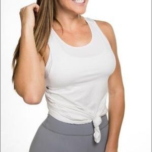 P’tula White Inspire Tank Top